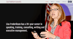Desktop Screenshot of lisafrederiksen.com